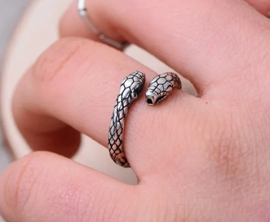 Verstelbare Snake Ring