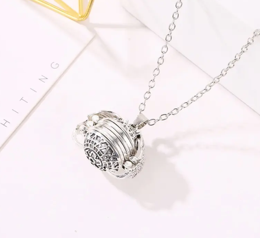 Style King - Ronde Medaillon Ketting van RVS - Personaliseer met 4 Foto's
