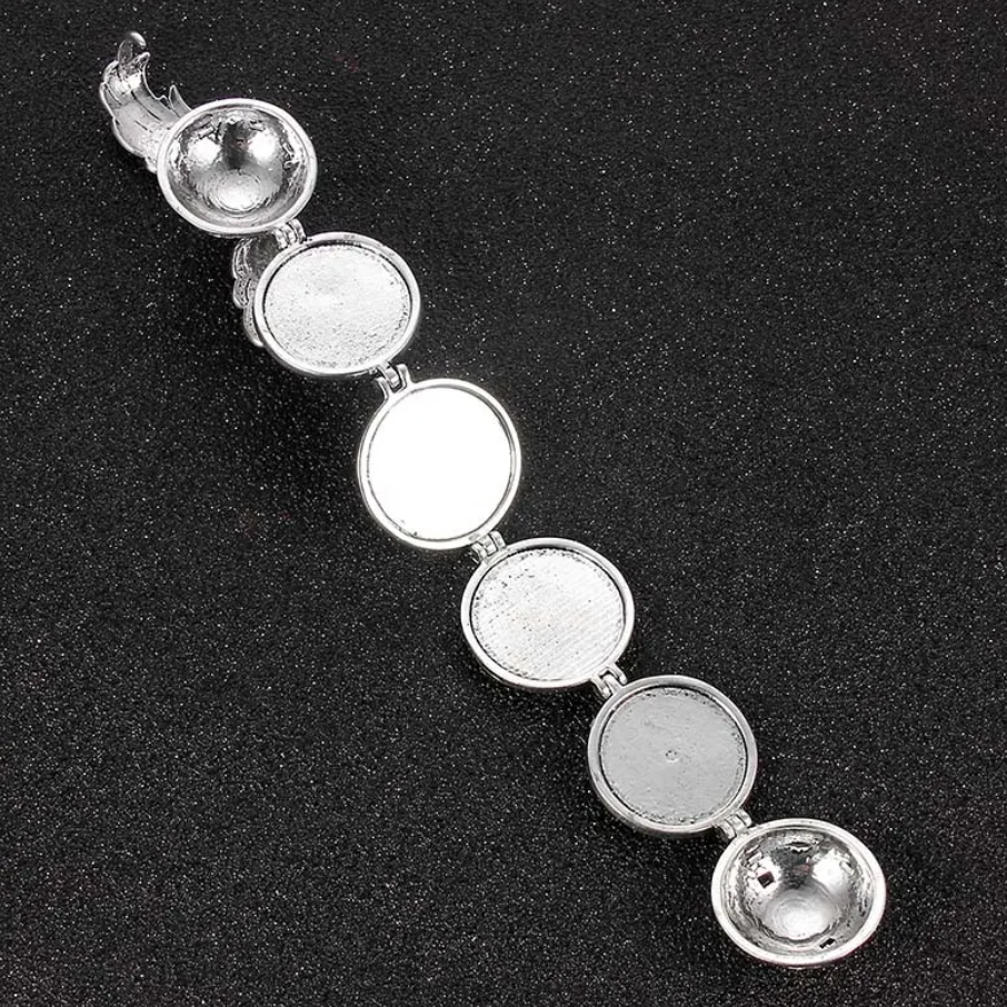 Style King - Ronde Medaillon Ketting van RVS - Personaliseer met 4 Foto's