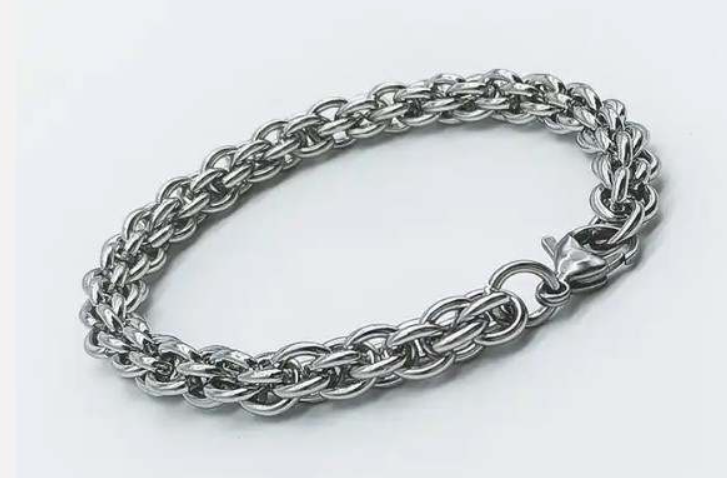 RVS Fantasie Jasseron Schakel Armband