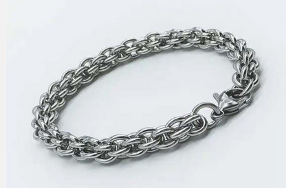 RVS Fantasie Jasseron Schakel Armband