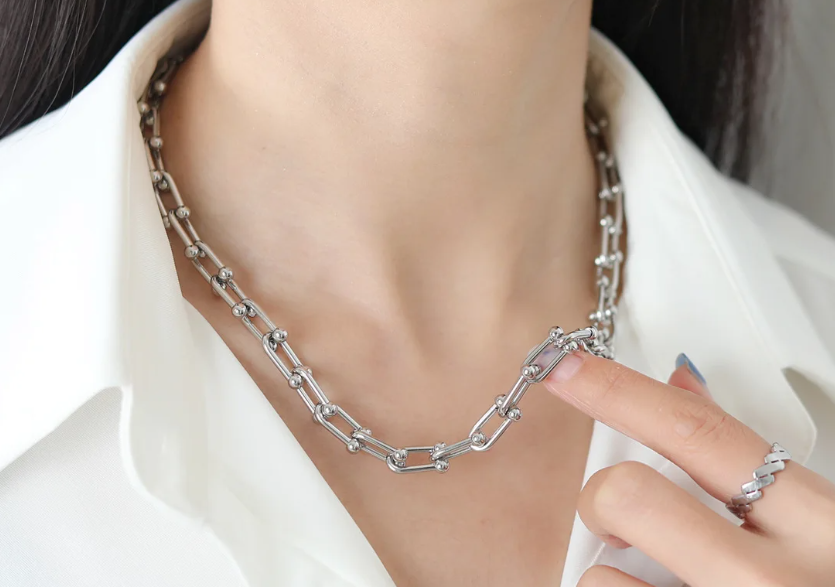 Style King U Chain Ketting van RVS