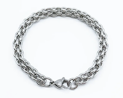 RVS Fantasie Jasseron Schakel Armband