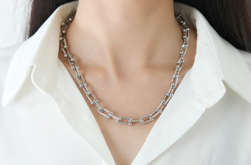 Style King U Chain Ketting van RVS