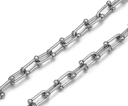 Style King U Chain Ketting van RVS