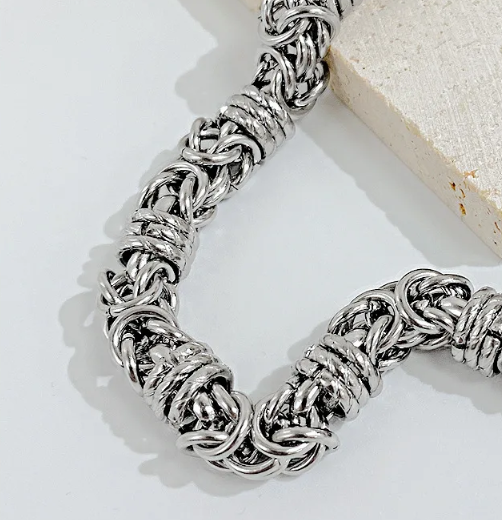 RVS Fantasie Koningsschakel Armband