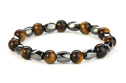 Style King Kralenarmband met Tijgeroog en Hematiet