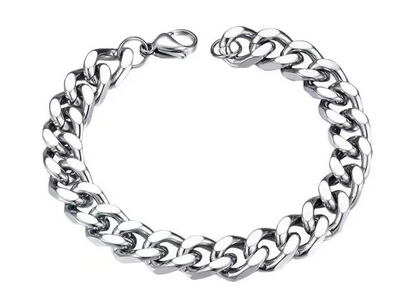 RVS Gourmette Schakelarmband
