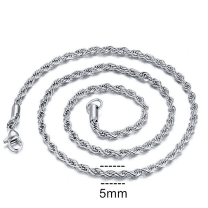 RVS Rope Schakel Ketting